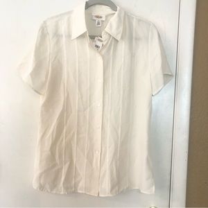 Talbots Silk Blouse - NWT, Size 8